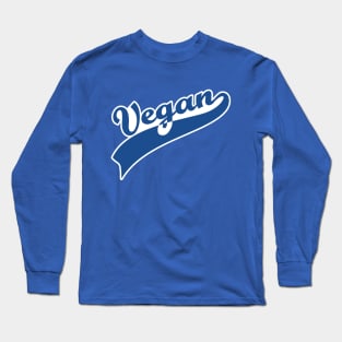 Vegan Baseball Swoosh Long Sleeve T-Shirt